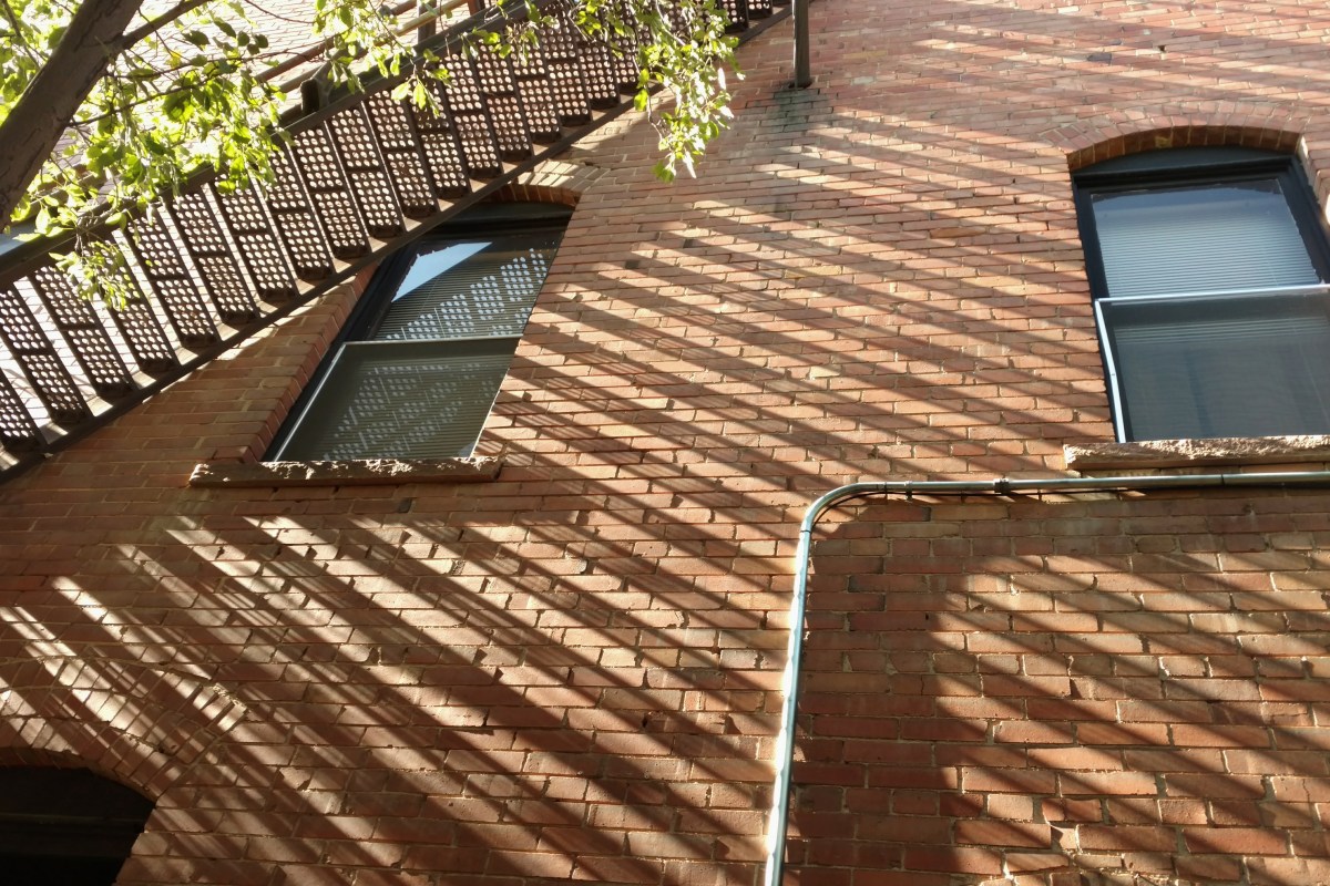 light, shadows, fire escape, Colorado Springs, Old Colorado City, originality, Henry Van Dyke,